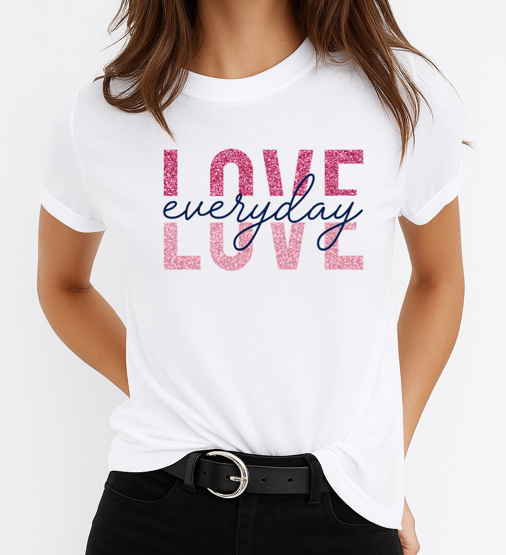 Tricou dama din bumbac 100% Love Everyday