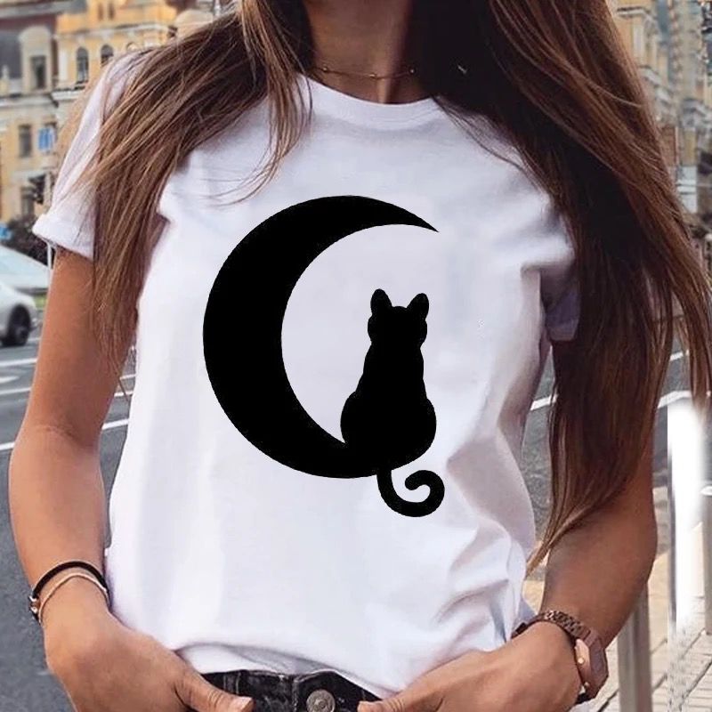 Tricou dama din bumbac 100% Night