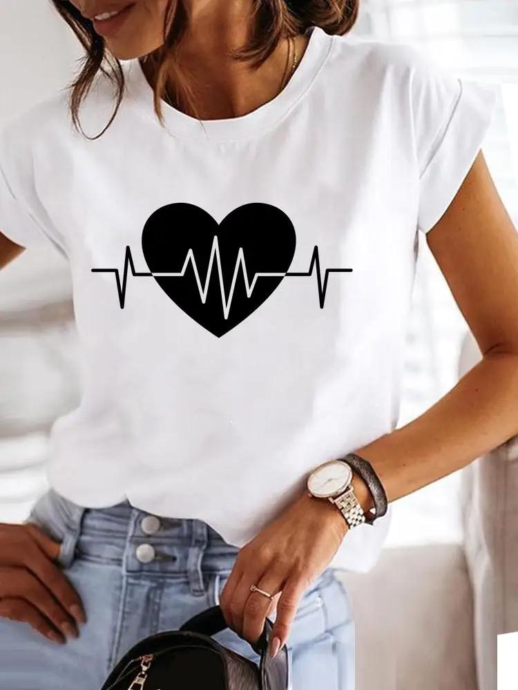 Tricou dama din bumbac 100% Black Heart 4