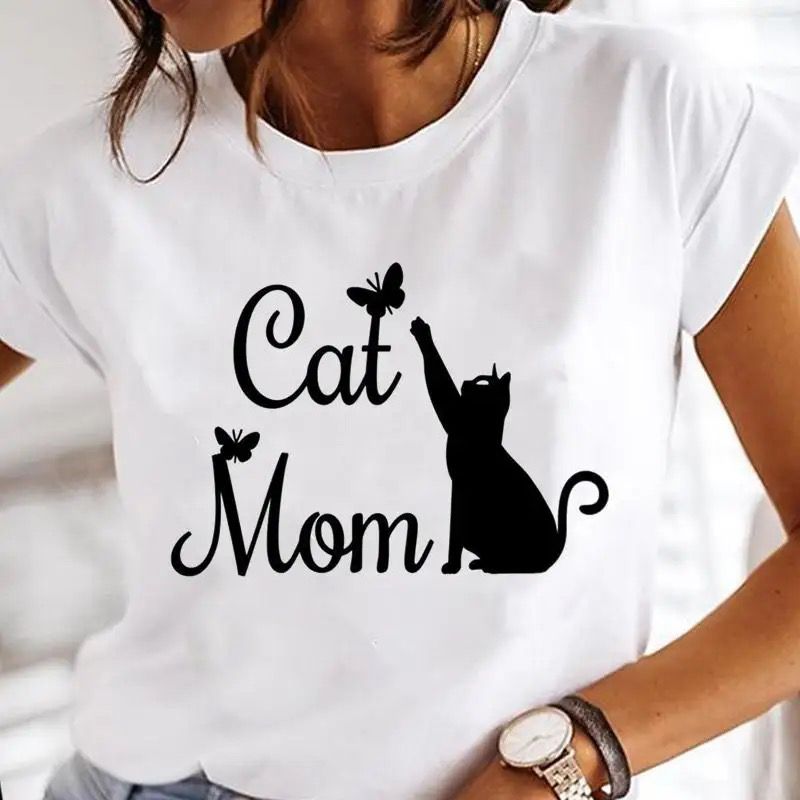 Tricou dama din bumbac 100% Cat Mom