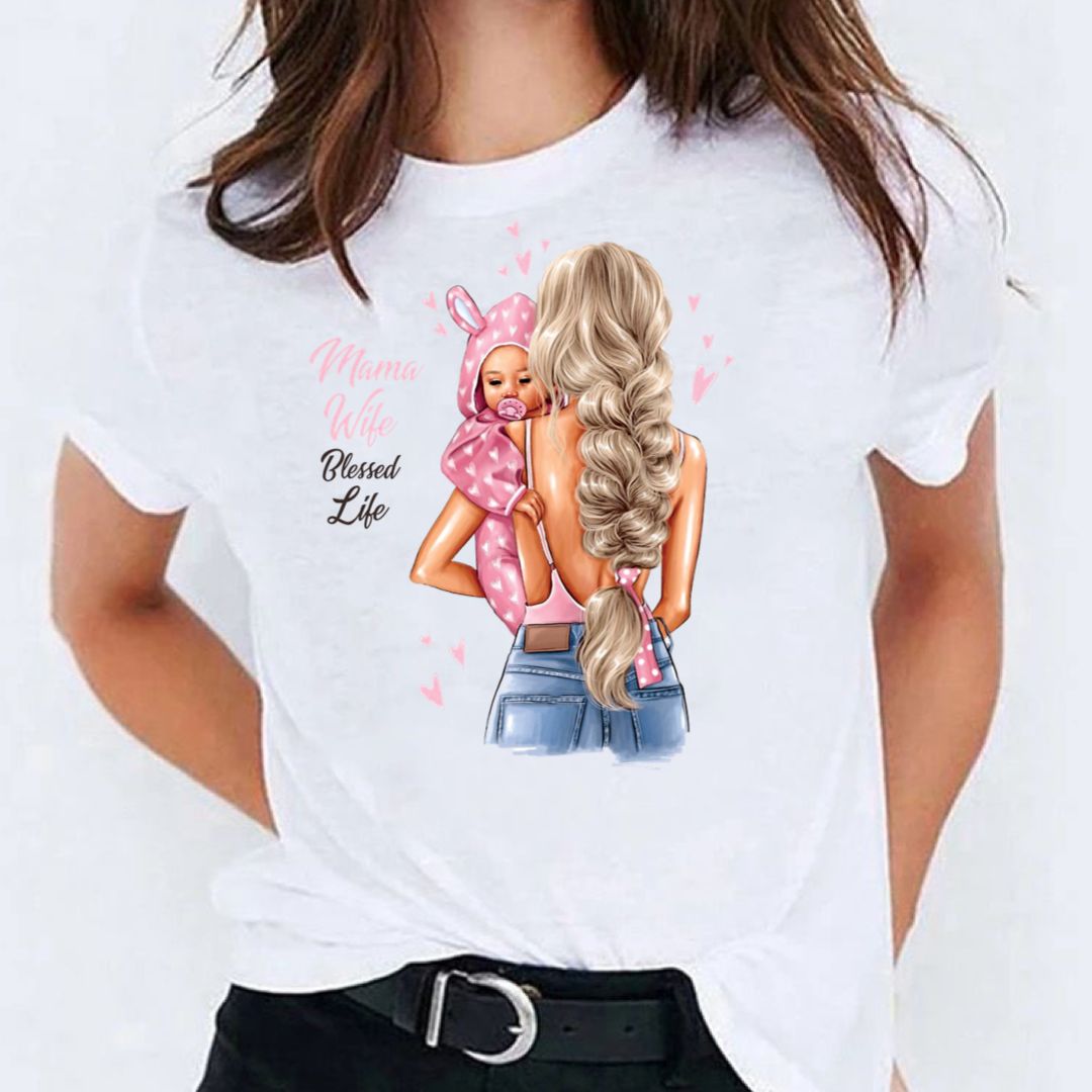 Tricou dama din bumbac 100% Blessed Life
