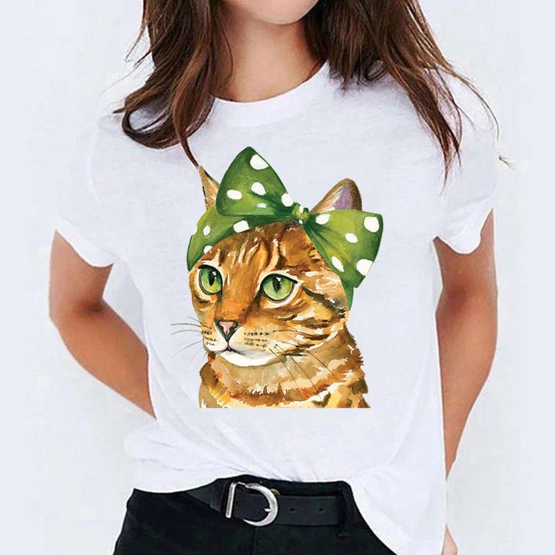 Tricou dama din bumbac 100% Kitty 3