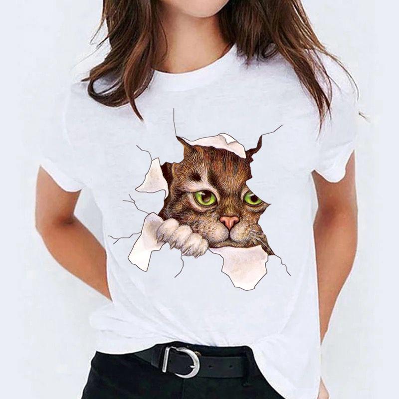 Tricou dama din bumbac 100% Cat 11