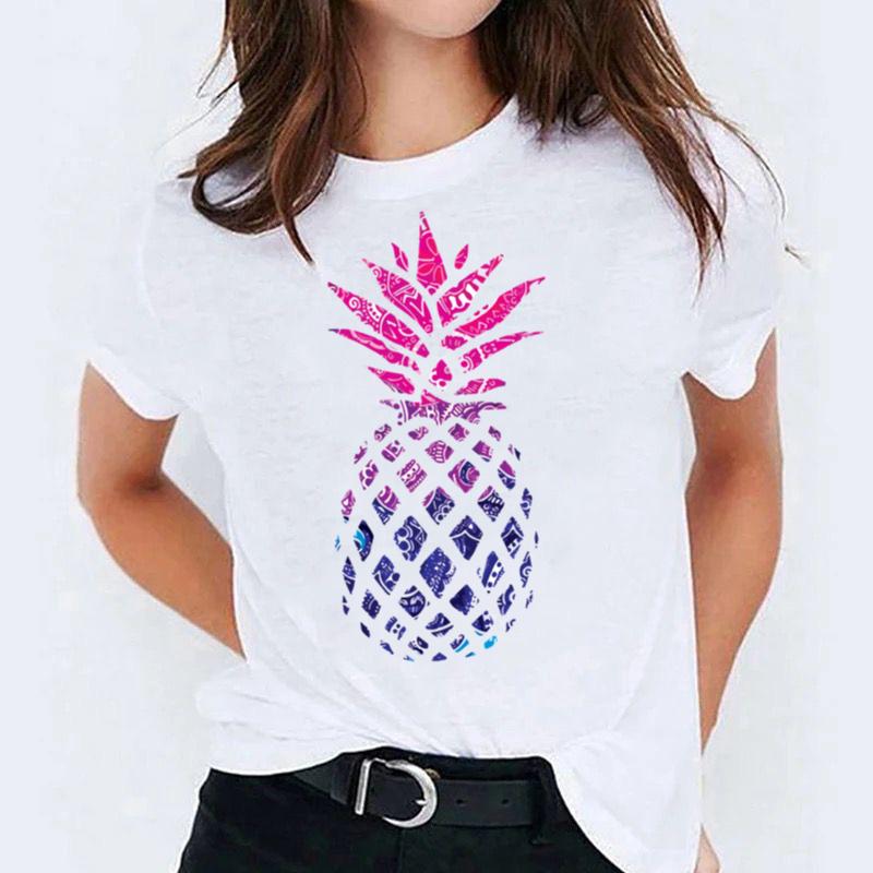 Tricou Dama Pink Ananas - MonCherie
