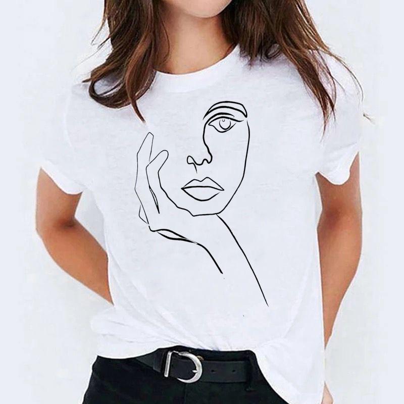 Tricou dama din bumbac 100% Face