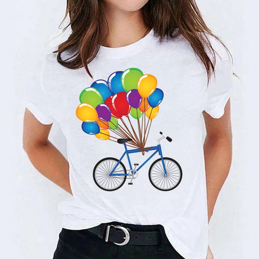 Tricou Bicicleta cu Baloane