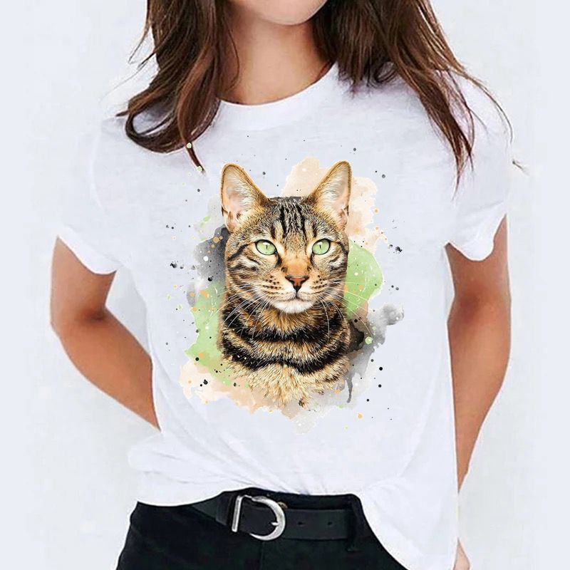 Tricou dama din bumbac 100% Kitty 2