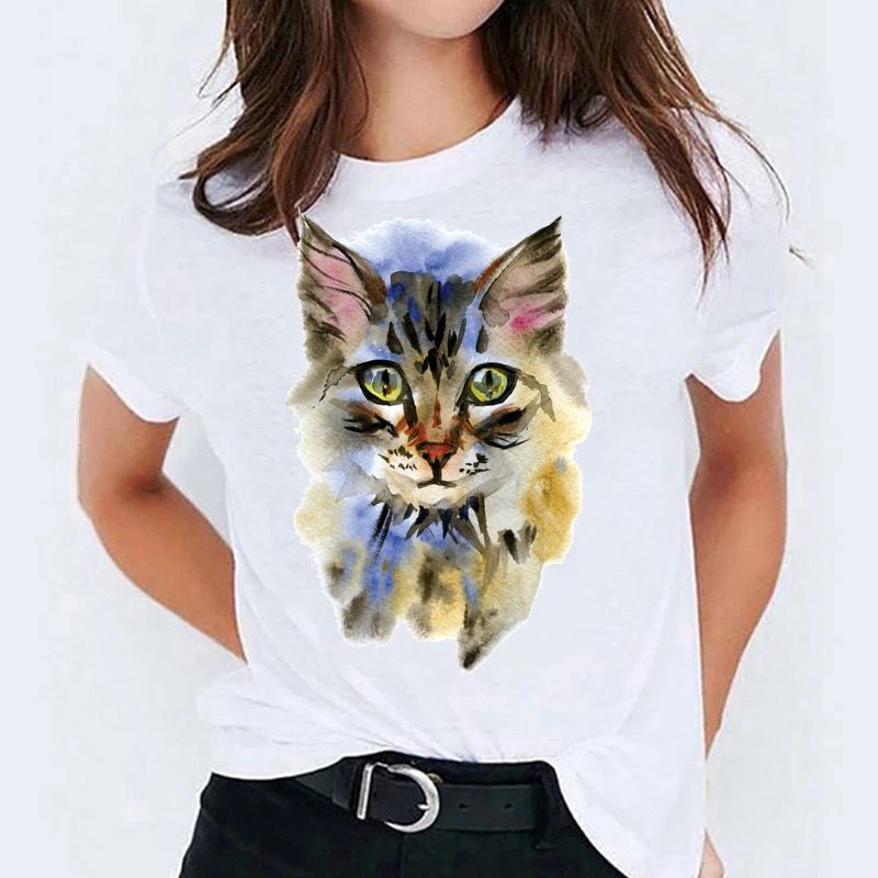 Tricou dama din bumbac 100% Kitty 4