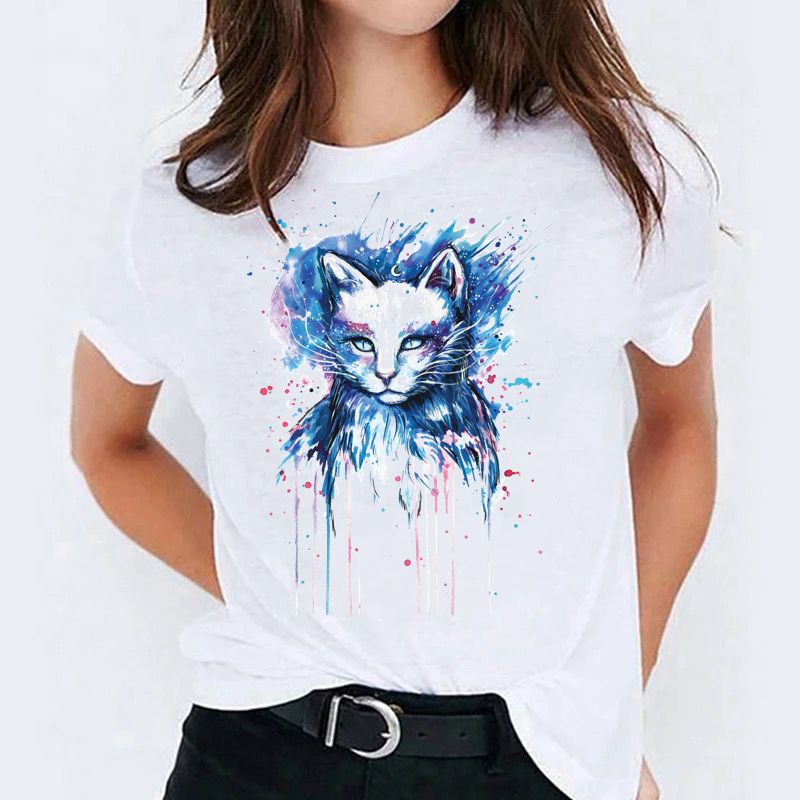 Tricou dama din bumbac 100% Kitty 5