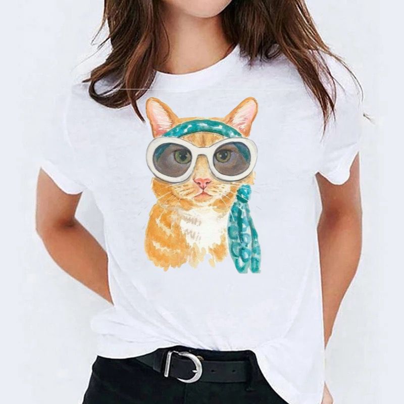 Tricou dama din bumbac 100% Kitty