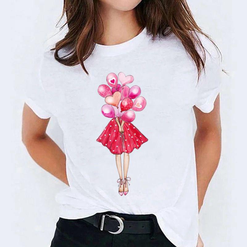 Tricou dama din bumbac 100% All Pink