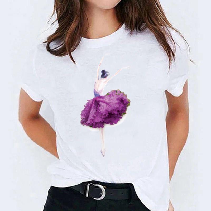 Tricou dama din bumbac 100% Mov Dress