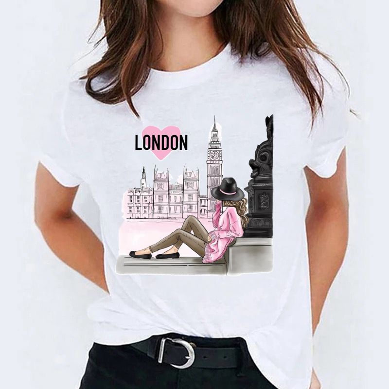 Tricou Dama London – Bumbac 100%