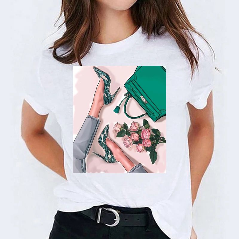 Tricou Dama Green Bag – Bumbac 100%
