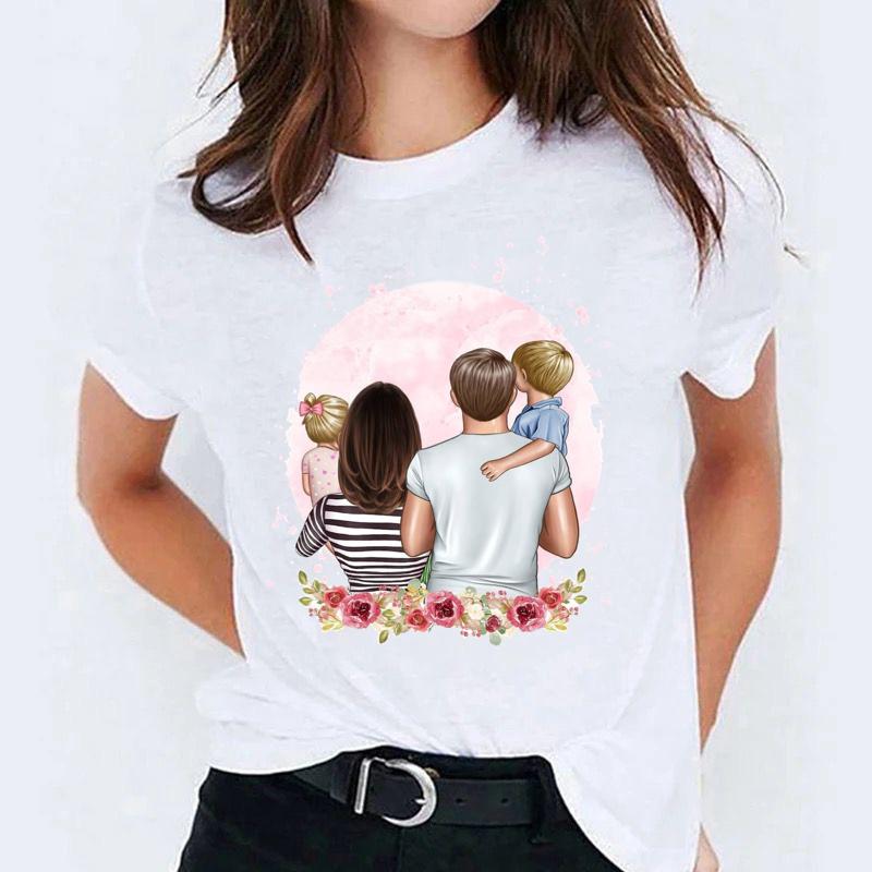Tricou dama din bumbac 100% Family 20