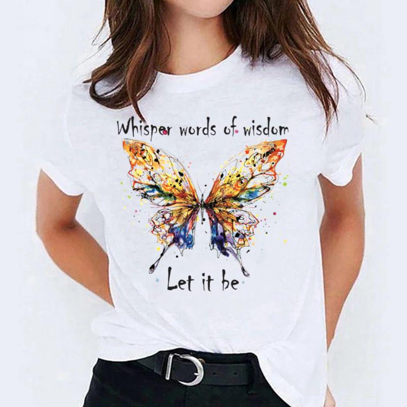 Tricou dama din bumbac 100% Let It Be