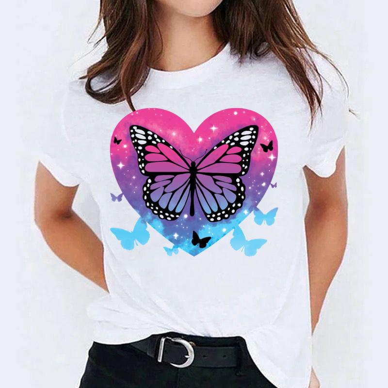 Tricou dama din bumbac 100% BUTTERFLY QUEEN
