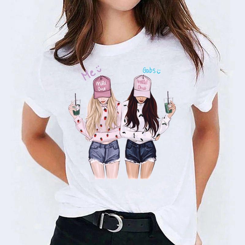 Tricou dama din bumbac 100% Best Friends