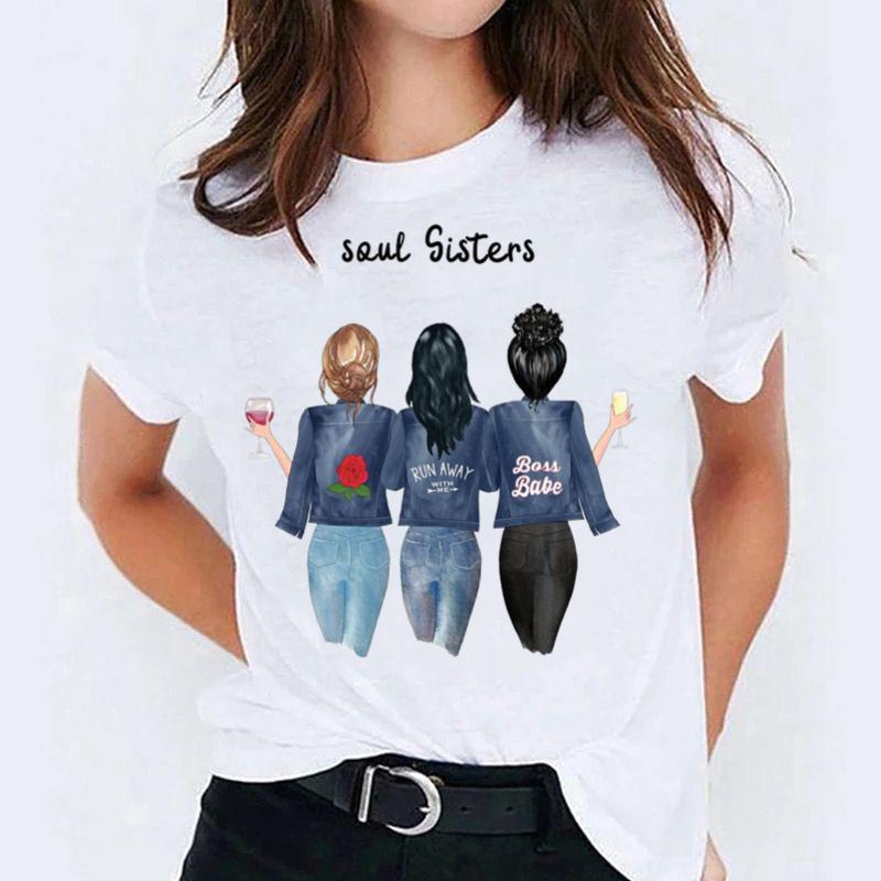 Tricou dama din bumbac 100% Soul Sisters