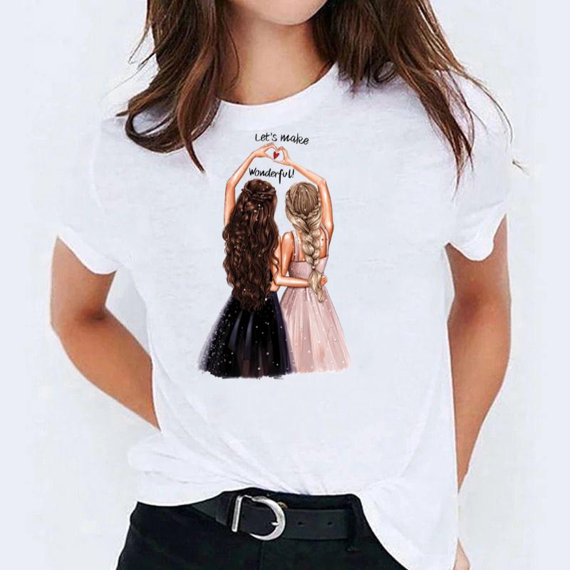 Tricou dama din bumbac 100% Wonderful