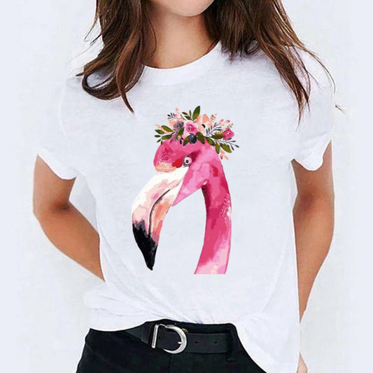 Tricou Flamingo Flower