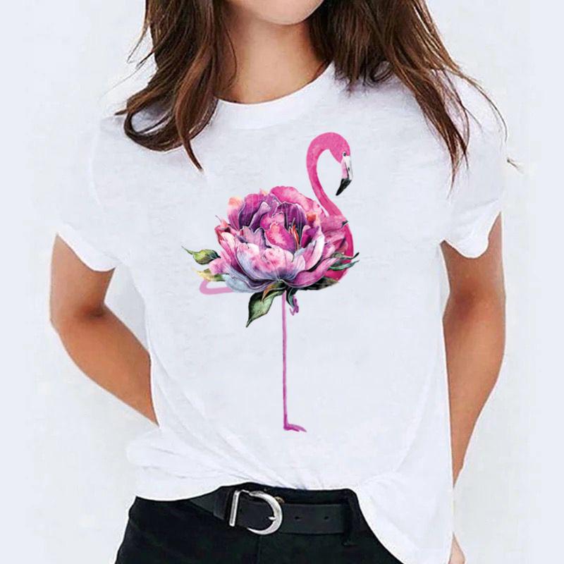 Tricou Dama Flamingo Pink – Bumbac 100%