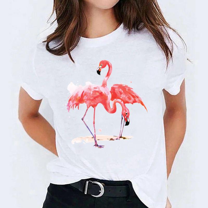 Tricou Dama Pink Flamingo - MonCherie