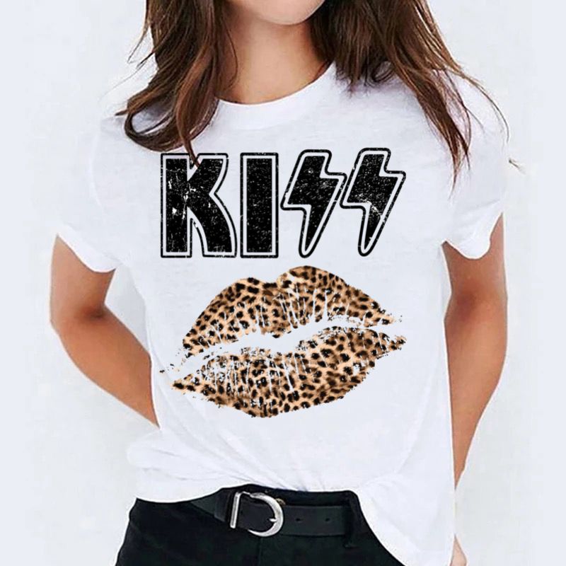 Tricou dama din bumbac 100% Kiss You
