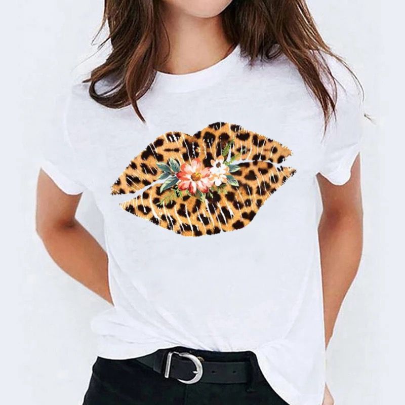 Tricou dama din bumbac 100% Flower Kiss