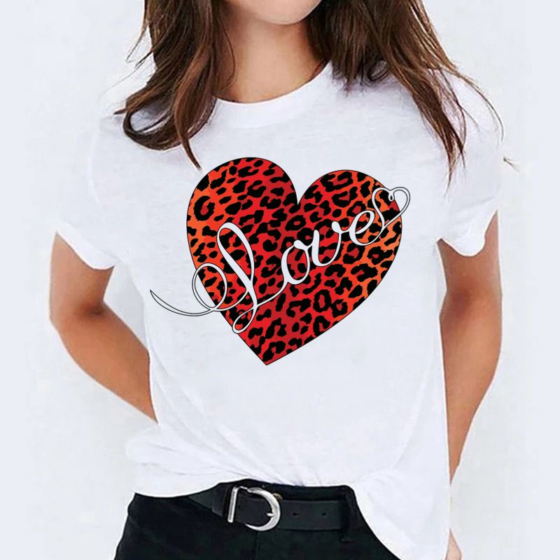 Tricou dama din bumbac 100% Red Love