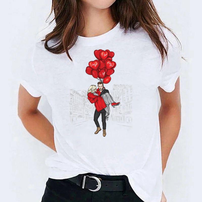 Tricou dama din bumbac 100% Red Love