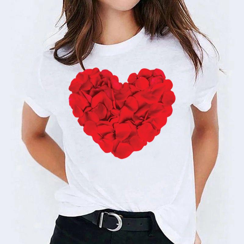 Tricou dama din bumbac 100% Red Heart 10