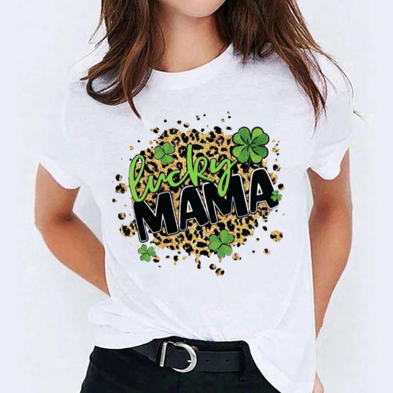 Tricou dama din bumbac 100% Lucky Mama