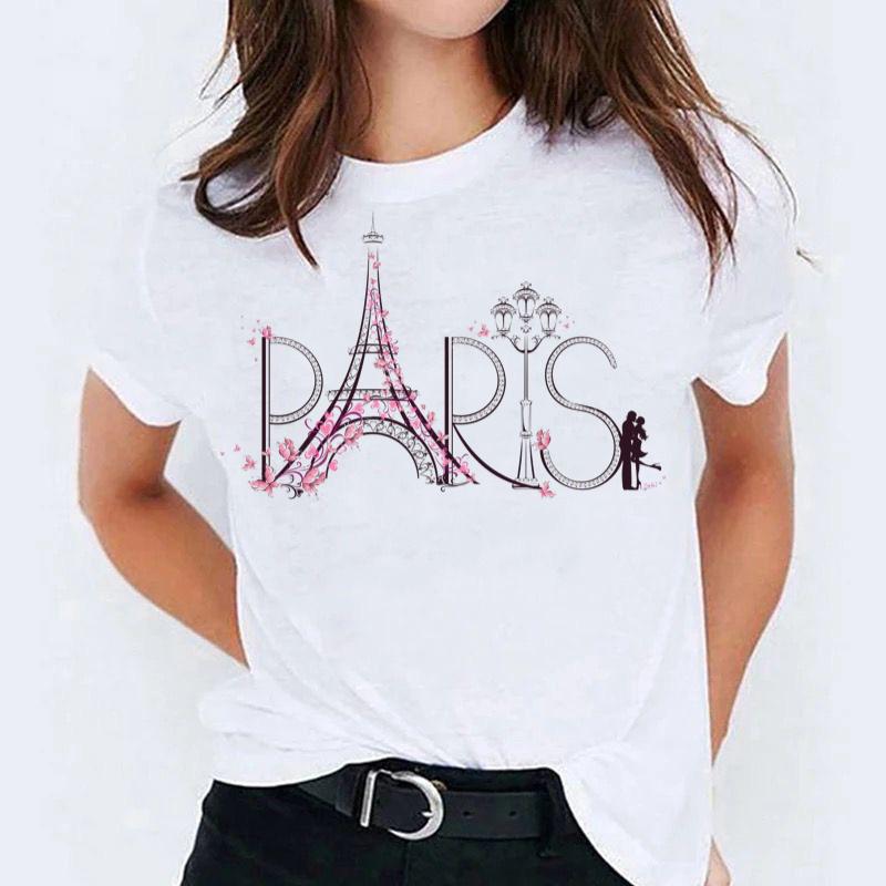 Tricou dama din bumbac 100% Turnu Eiffel