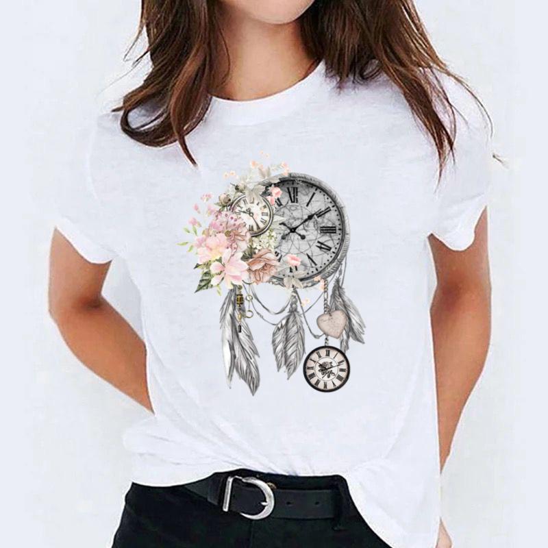 Tricou dama din bumbac 100% Clock 2