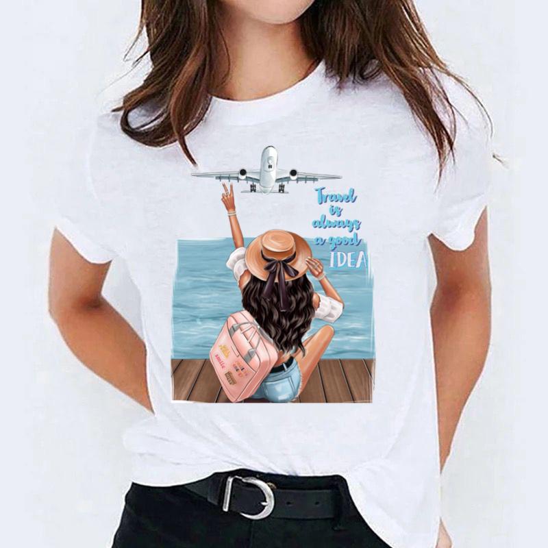 Tricou dama din bumbac 100% Vacantion 2