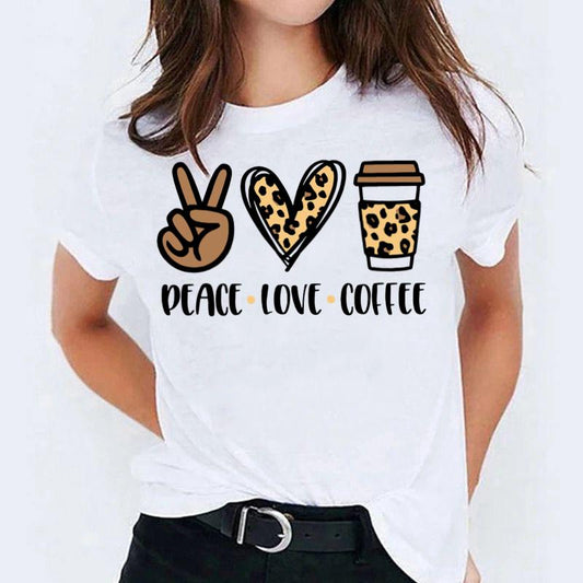 Tricou Peace Love Coffee 2