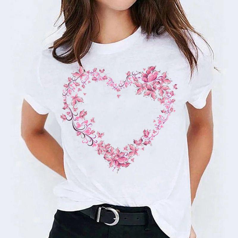 Tricou dama din bumbac 100% Heart 6