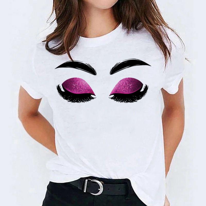 Tricou dama din bumbac 100% Roze Eyes