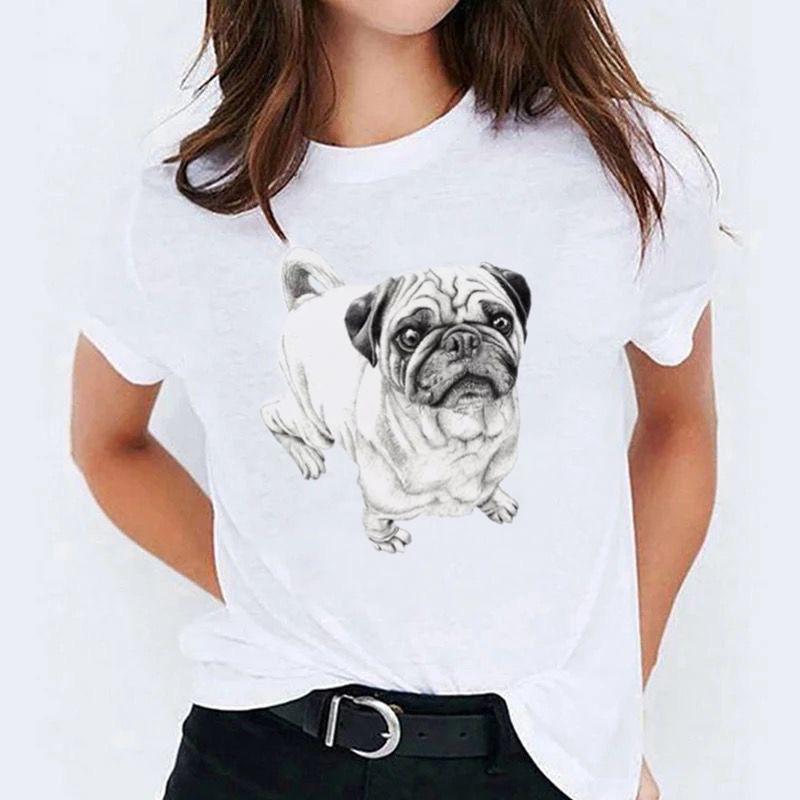 Tricou dama din bumbac 100% Dog 3