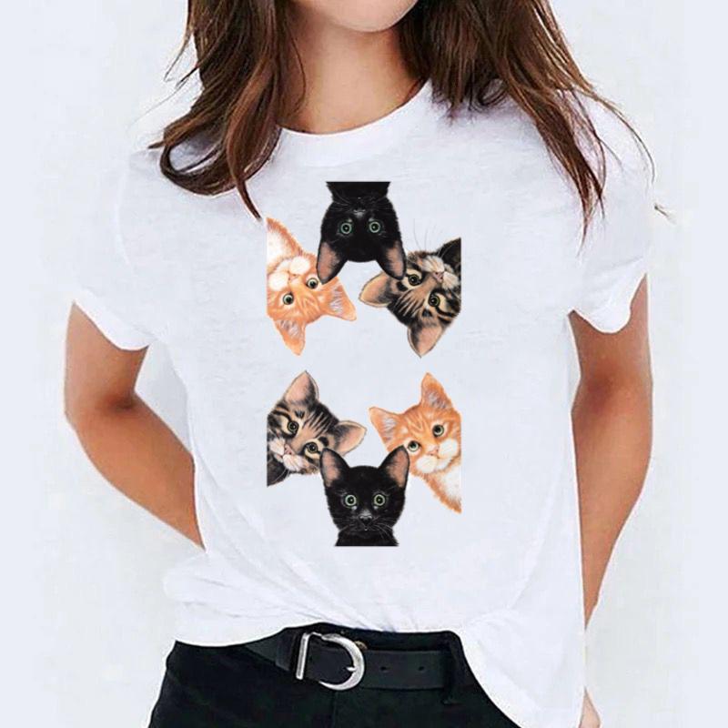 Tricou dama din bumbac 100% 6 Pisici