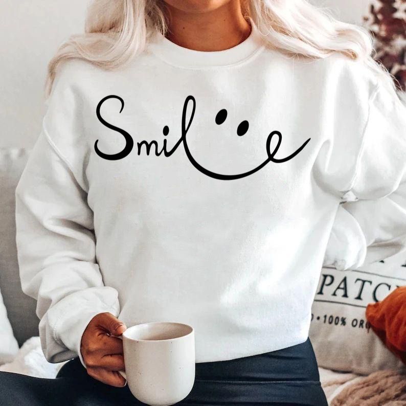 Bluza din bumbac 100% Smile