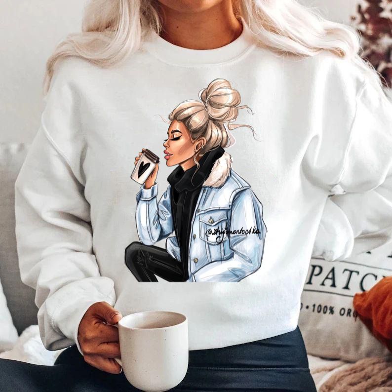 Bluza din bumbac 100% Need coffee