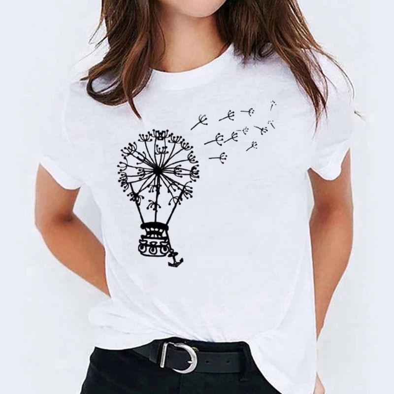 Tricou dama din bumbac 100% Black Papadie