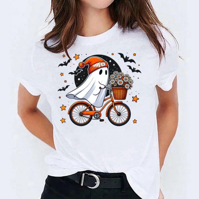 Tricou dama din bumbac 100% Bike Autumn
