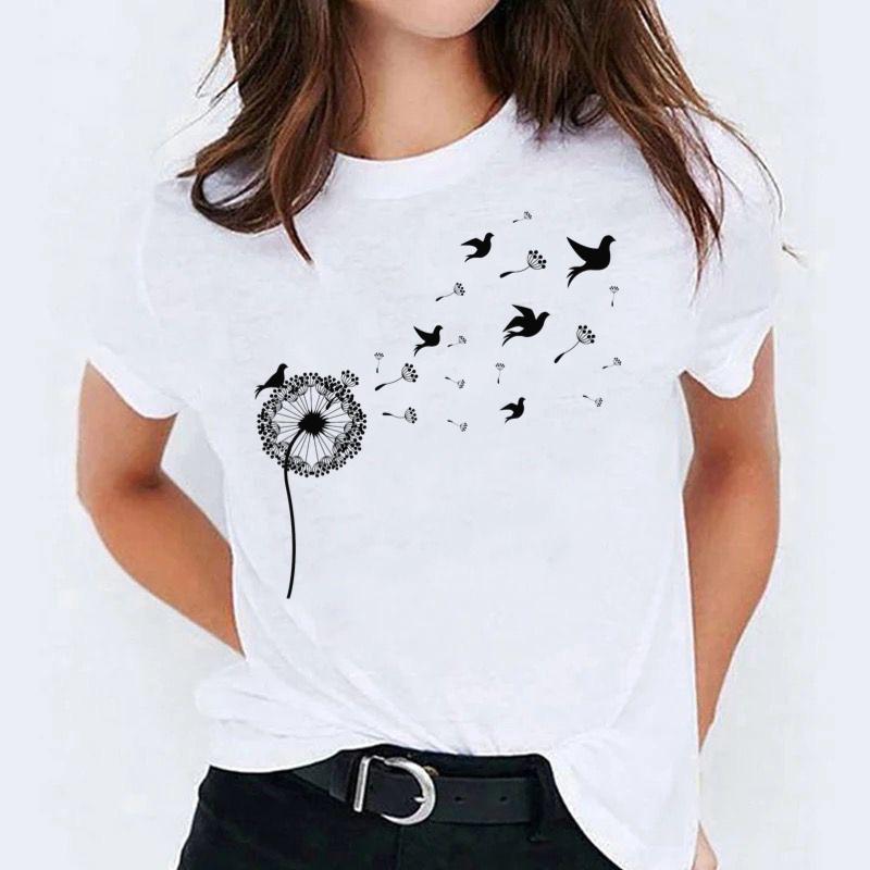 Tricou dama din bumbac 100% Papadie 2