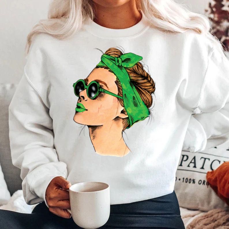 Bluza din bumbac 100% Green