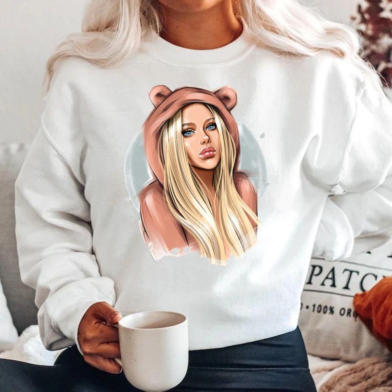 Bluza din bumbac 100% Blondie