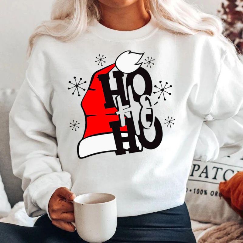 Bluza alba din bumbac 100% HOHOHO Red