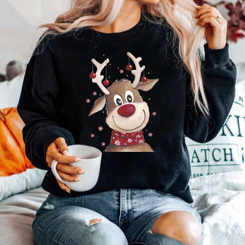 Bluza din bumbac 100% Ren 7